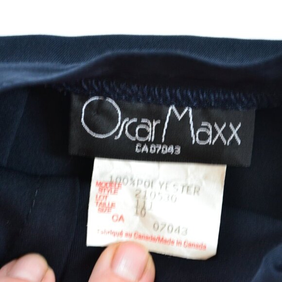 Vintage Black Wrap Floor Length Skirt. - Picture 7 of 10